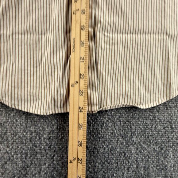MAX MARA WEEKEND Striped Button Up Shirt Long Sleeve Italy Cotton Blend Women - Picture 5 of 16